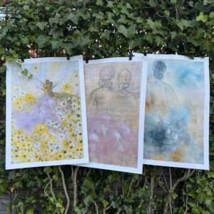 Systrar konsttryck 3-pack